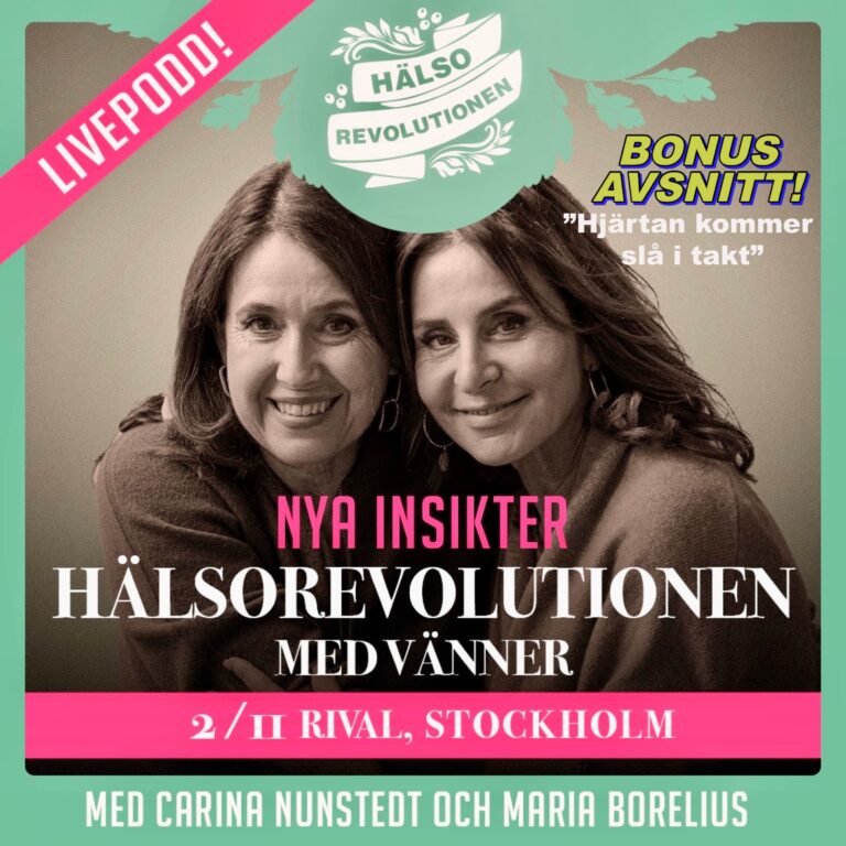BONUS! HJÄRTAN KOMMER SLÅ I TAKT – ALLT INFÖR LIVEPODDEN 2/11